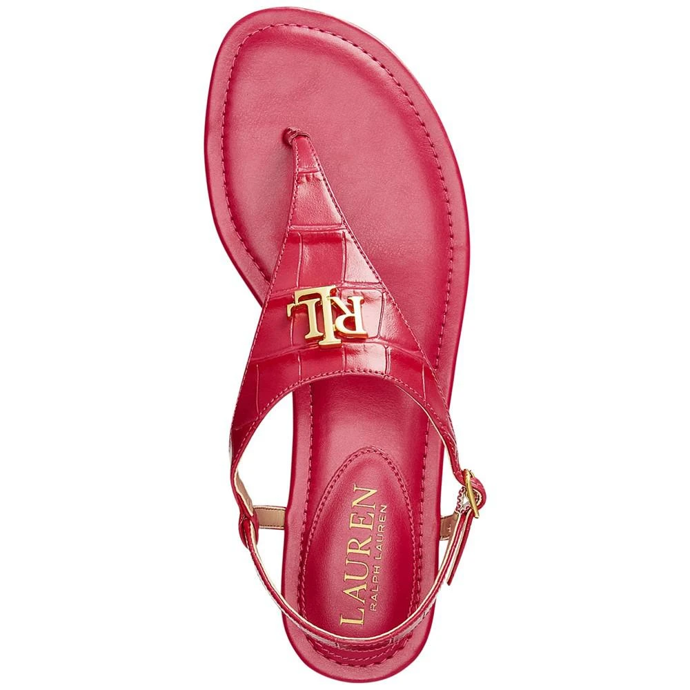 商品Ralph Lauren|Women's Ellington Flat Sandals,价格¥429,第4张图片详细描述