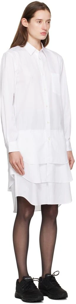 商品Comme des Garcons|白色叠层连衣裙,价格¥2985,第2张图片详细描述