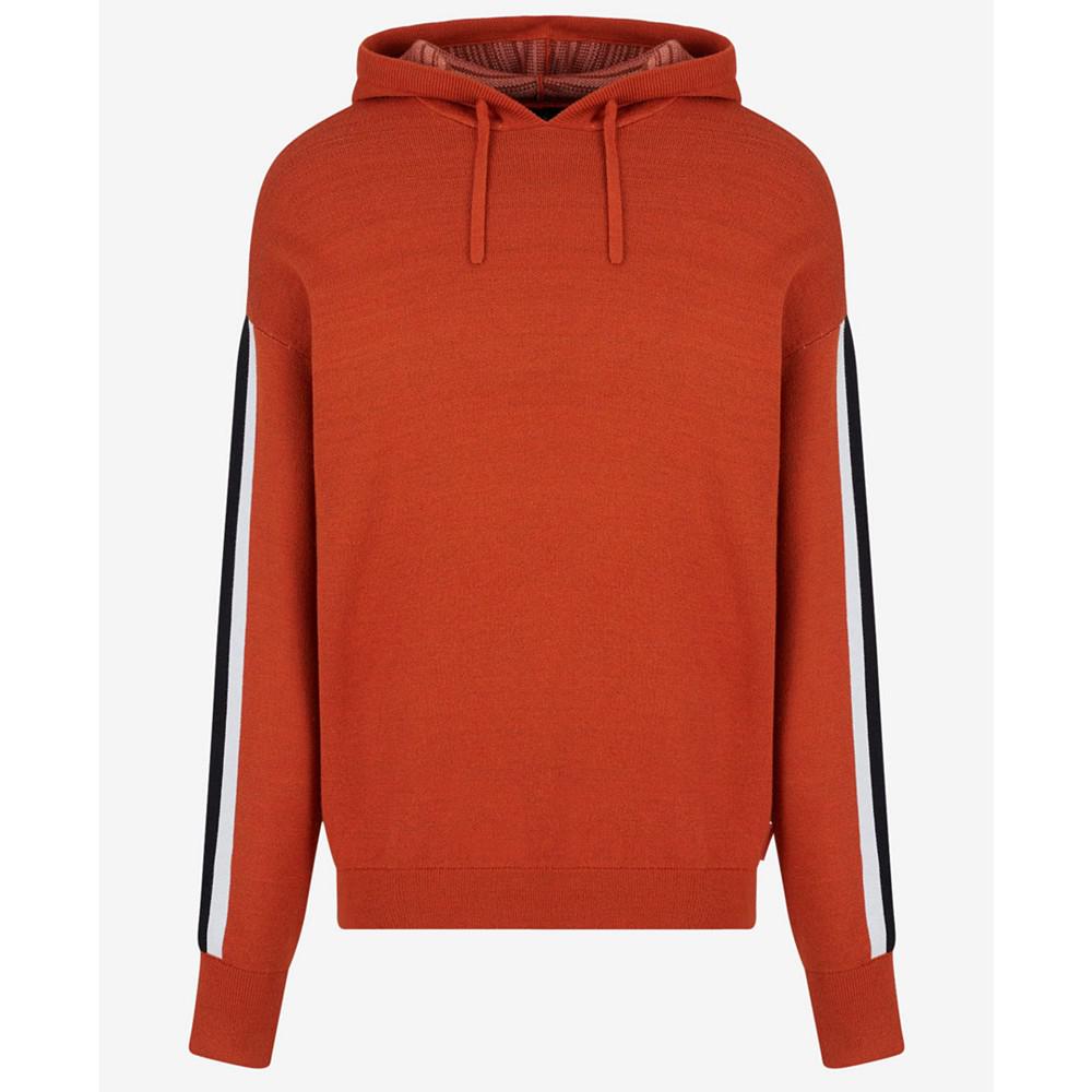 Men's Colorblocked Hooded Sweater商品第3张图片规格展示