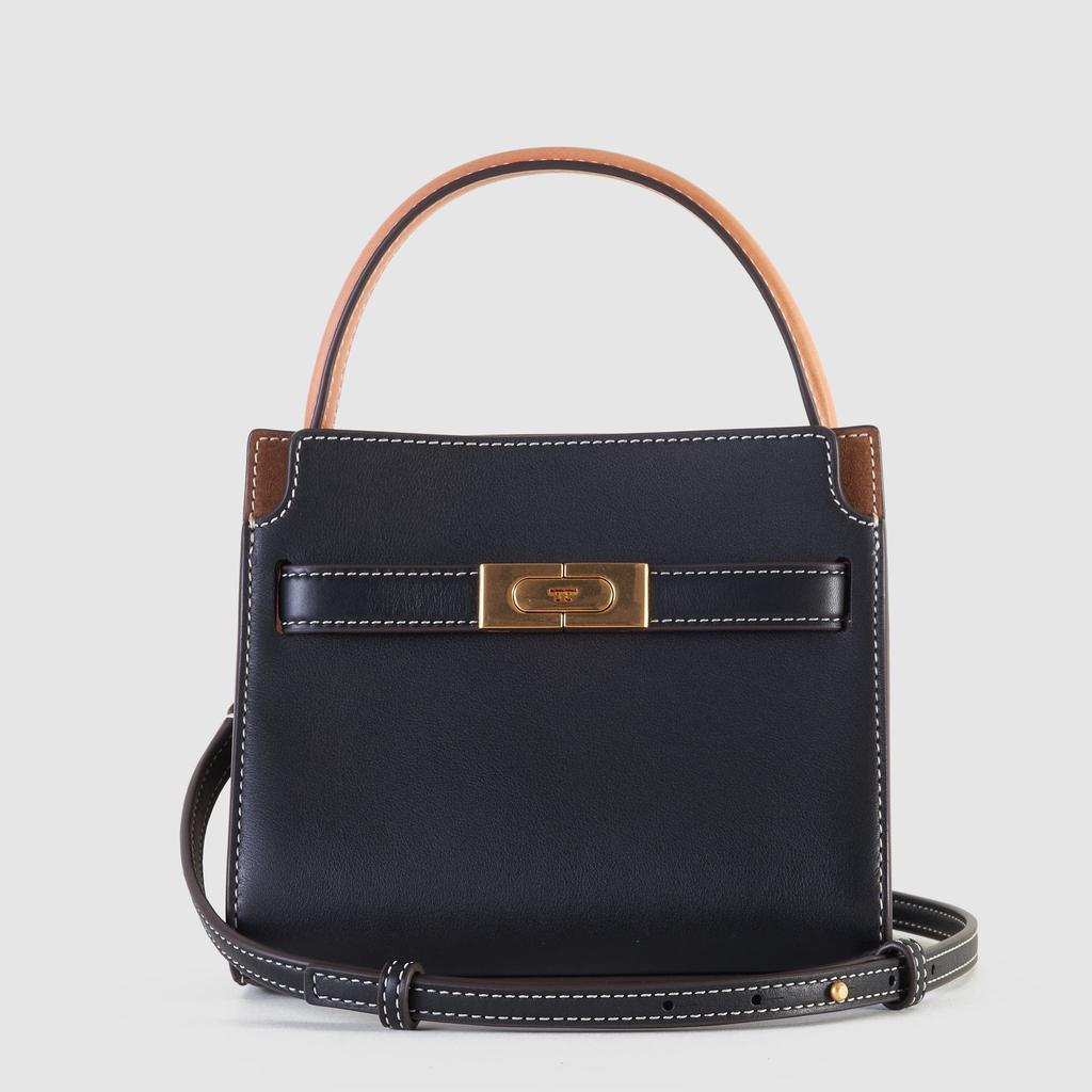 商品Tory Burch|Tory Burch Women's Lee Radziwill Black Shoulder Bag,价格¥5591,第1张图片