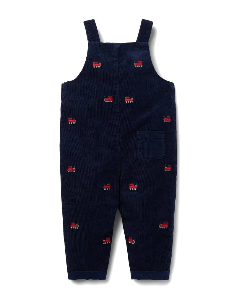 商品Janie and Jack|Janie and Jack Baby Embroidered Train Corduroy Overall,价格¥199,第2张图片详细描述