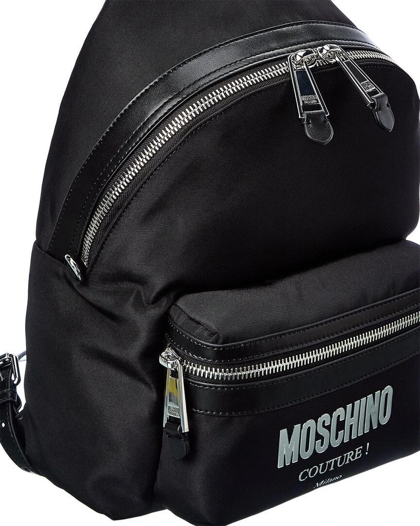 商品Moschino|Moschino Logo Canvas Backpack,价格¥3128,第3张图片详细描述