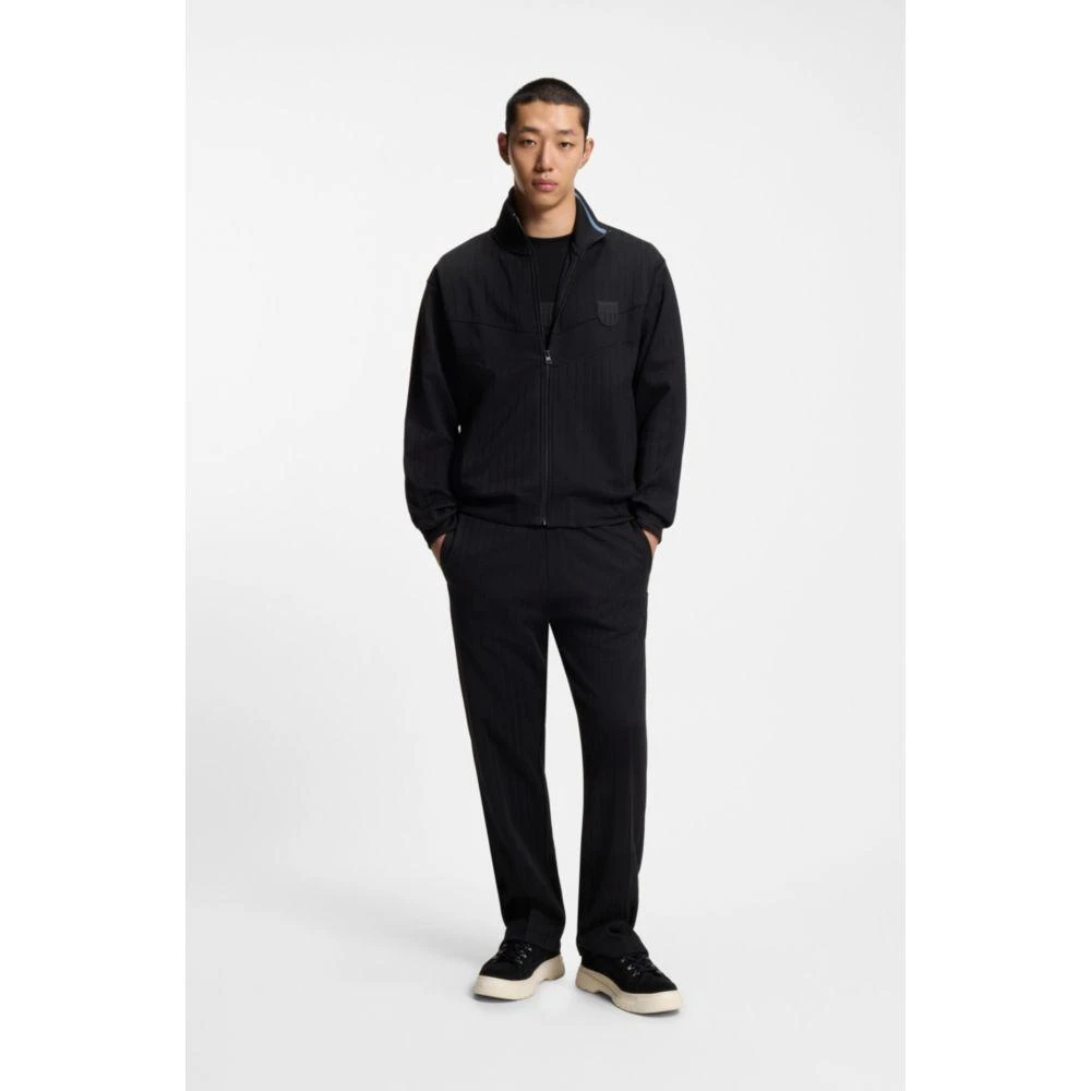 商品Hugo Boss|Rubber-logo T-shirt in cotton jersey,价格¥540,第2张图片详细描述