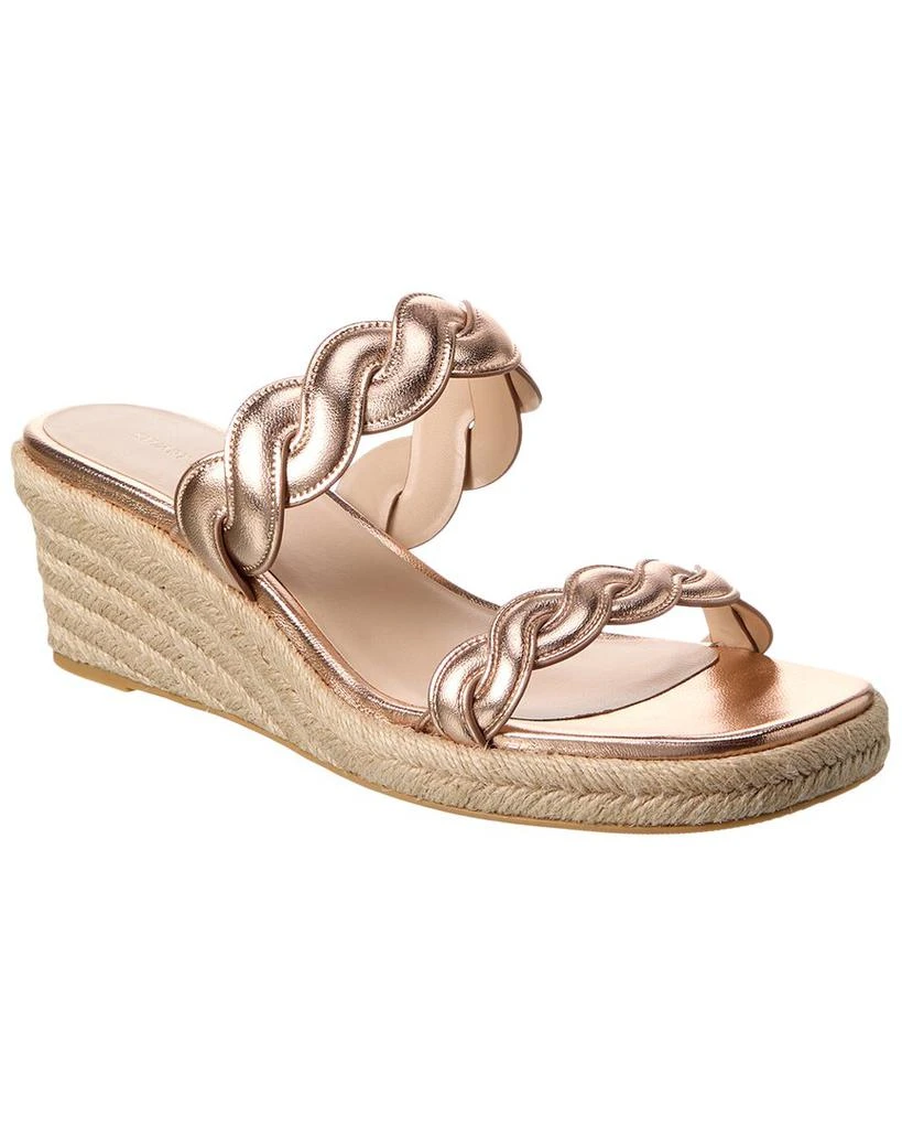 商品Stuart Weitzman|Stuart Weitzman Twist Leather Sandal,价格¥635,第1张图片