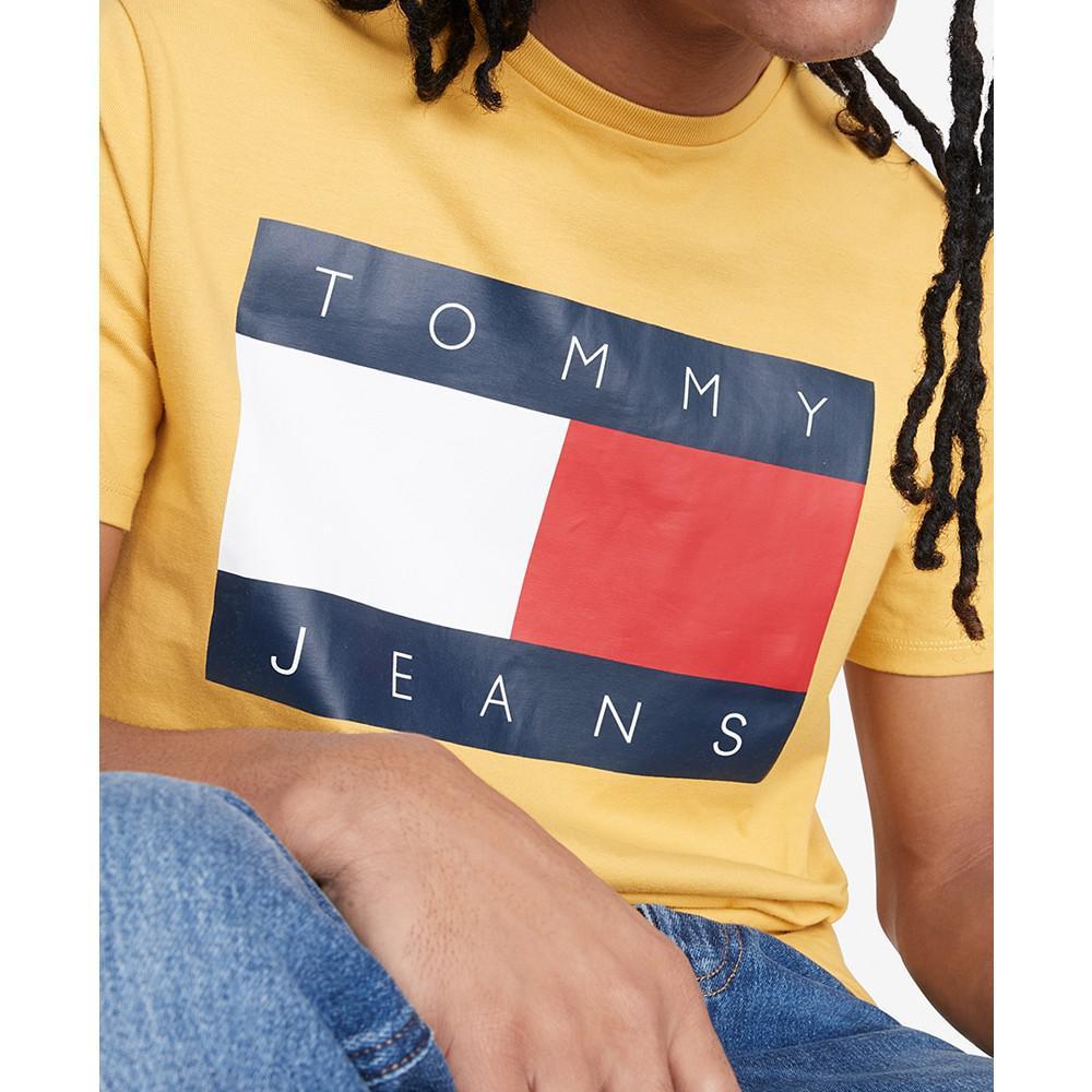 商品Tommy Hilfiger|Tommy Hilfiger Men's Flag Logo T-Shirt,价格¥219,第5张图片详细描述