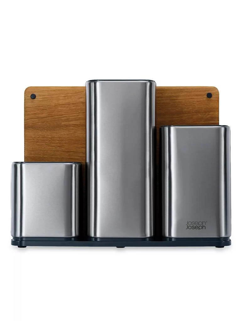 商品Joseph Joseph|Counterstore Organizer & Oak Chopping Board,价格¥675,第2张图片详细描述