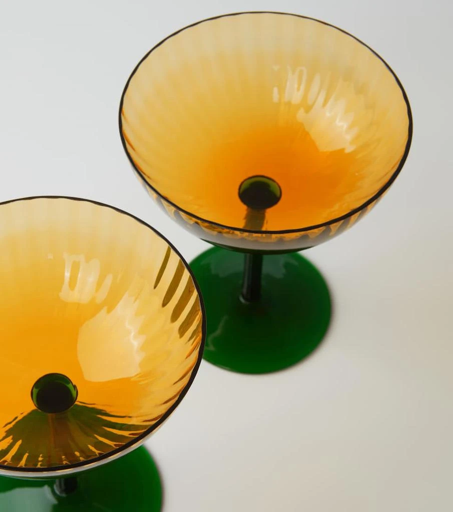 商品LA DOUBLE J|Set of 2 champagne coupe glasses,价格¥3940,第4张图片详细描述