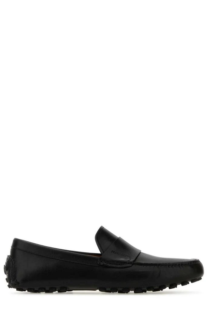 商品Salvatore Ferragamo|Salvatore Ferragamo Saddle Slip-On Driver Loafers,价格¥2509,第1张图片