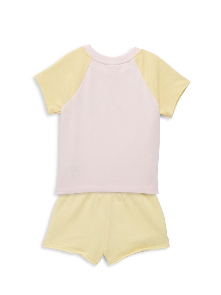 商品Juicy Couture|Baby Girl's 2-Piece Colorblock T-Shirt & Shorts Set,价格¥147,第4张图片详细描述