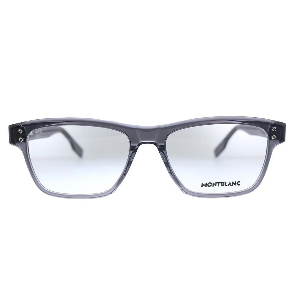 （瑕疵，镜腿高低）Montblanc  MB 0125O 008 55mm Unisex Rectangle Eyeglasses 55mm 商品