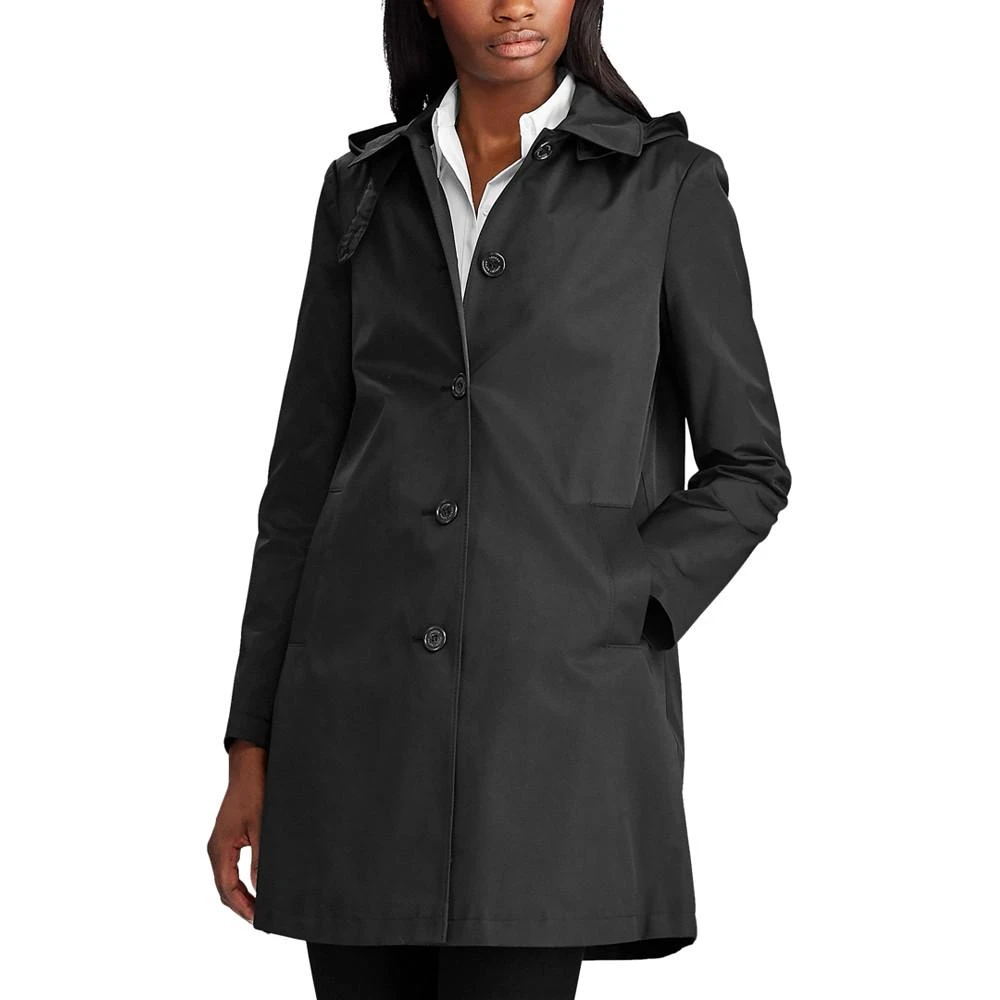 商品Ralph Lauren|Women's Petite Hooded Raincoat, Created for Macy's,价格¥804,第3张图片详细描述