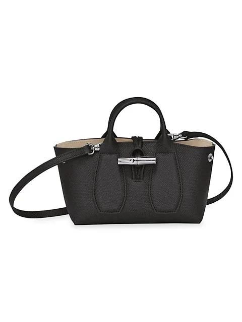 商品Longchamp|Roseau XS Handbag with Crossbody Strap,价格¥1431,第2张图片详细描述