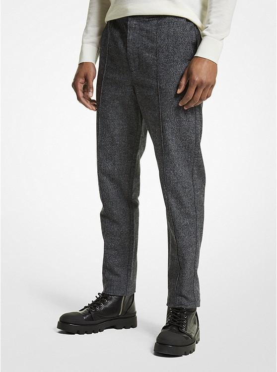Glen Plaid Cotton Flannel Pants商品第1张图片规格展示