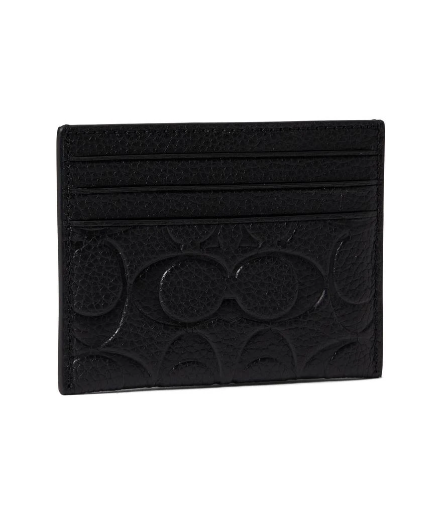 商品Coach|Flat Card Case in Signature Leather,价格¥702,第2张图片详细描述
