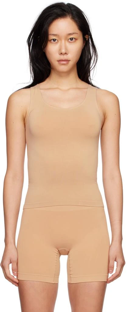 商品SKIMS|Beige Soft Smoothing Seamless Tank Top,价格¥194,第1张图片