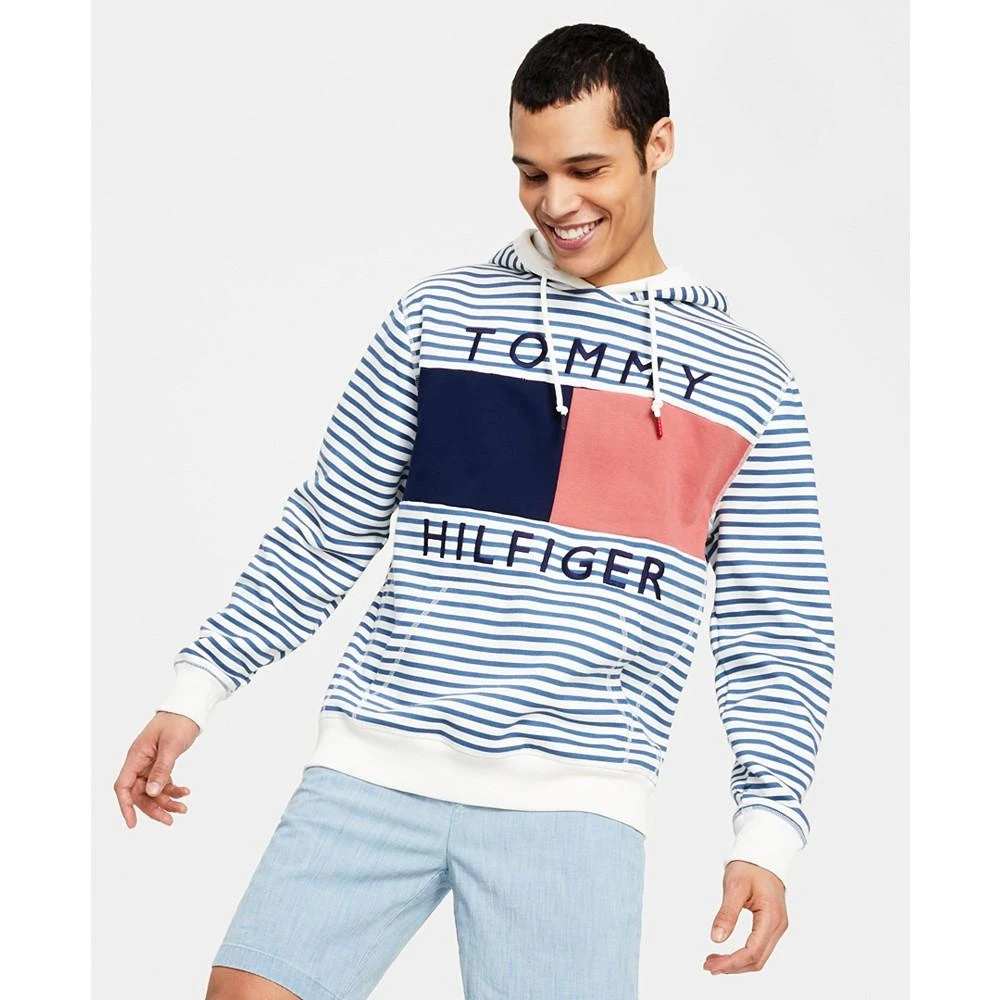 商品Tommy Hilfiger|Men's Quinn Drawstring Hoodie Sweatshirt,价格¥447,第1张图片