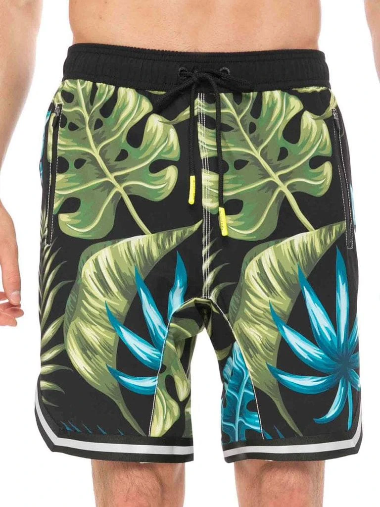 商品Mc2 Saint Barth|Tropical Print Swim Shorts Surf Style,价格¥1382,第2张图片详细描述