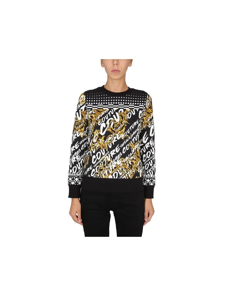 商品Versace|Sweatshirt With Baroque Print,价格¥2101,第1张图片