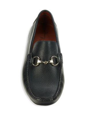 ​Pebbled Leather Bit Driving Loafers 商品