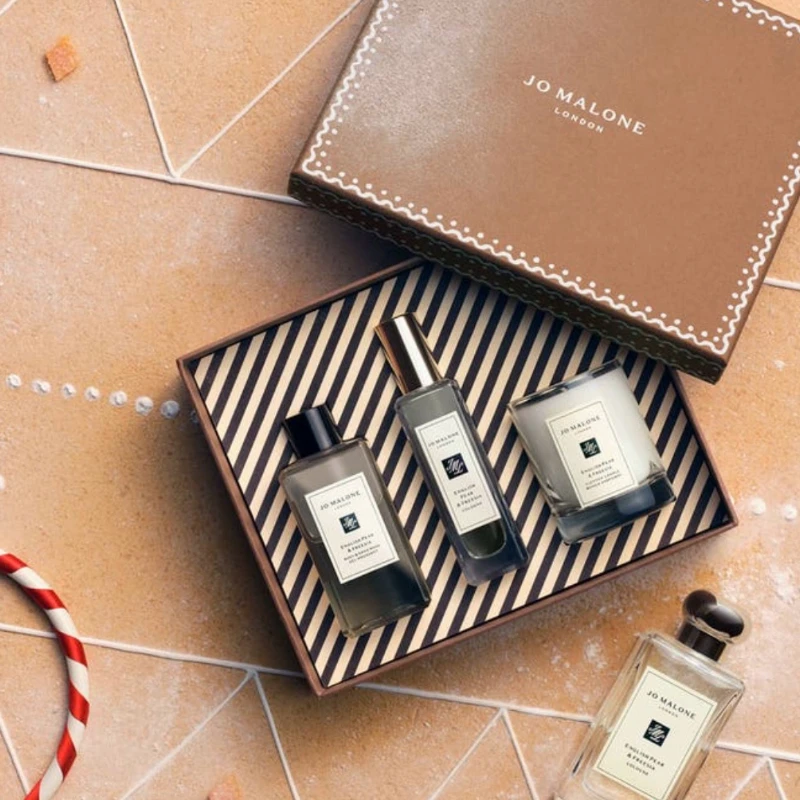 Jo Malone 祖马龙 圣诞限定英国梨三件套 沐浴露100ml香水30ml香薰蜡烛65g 情人节礼物 商品