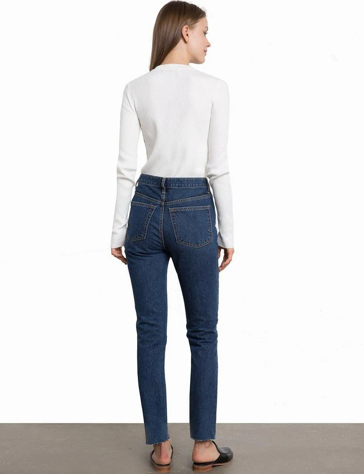 Knoll Ivory Ribbed Snap Side Knit 商品