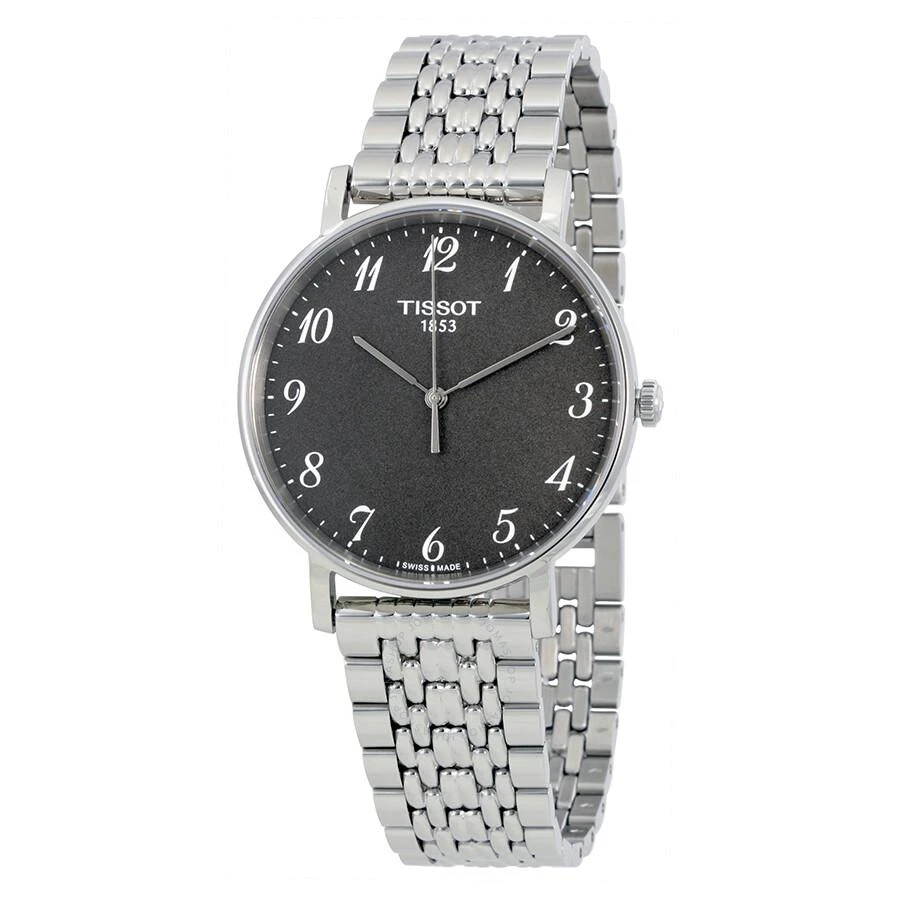 商品Tissot|天梭T-Classic 铑金材质中性腕表 T1094101107200 （男女通用）,价格¥886,第1张图片