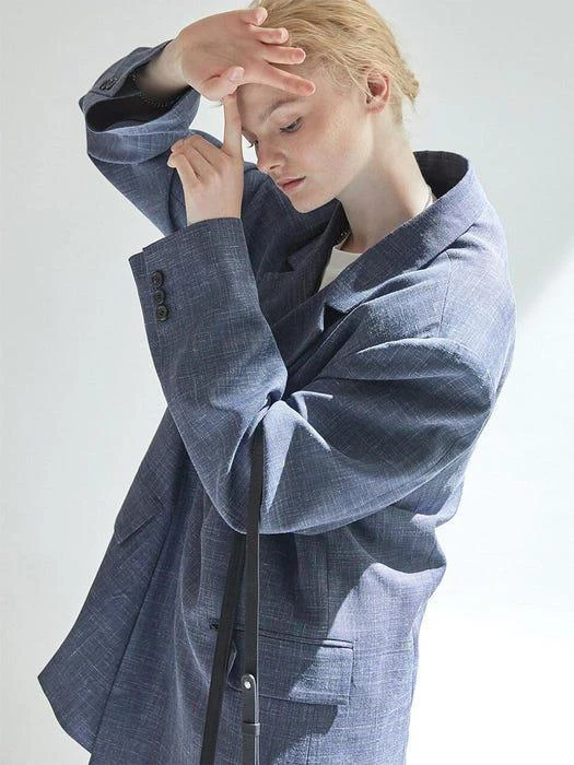 商品- Made in Korea|NAVY Wool Daddy Double Jacket [LIMITED EDITION],价格¥2620,第4张图片详细描述