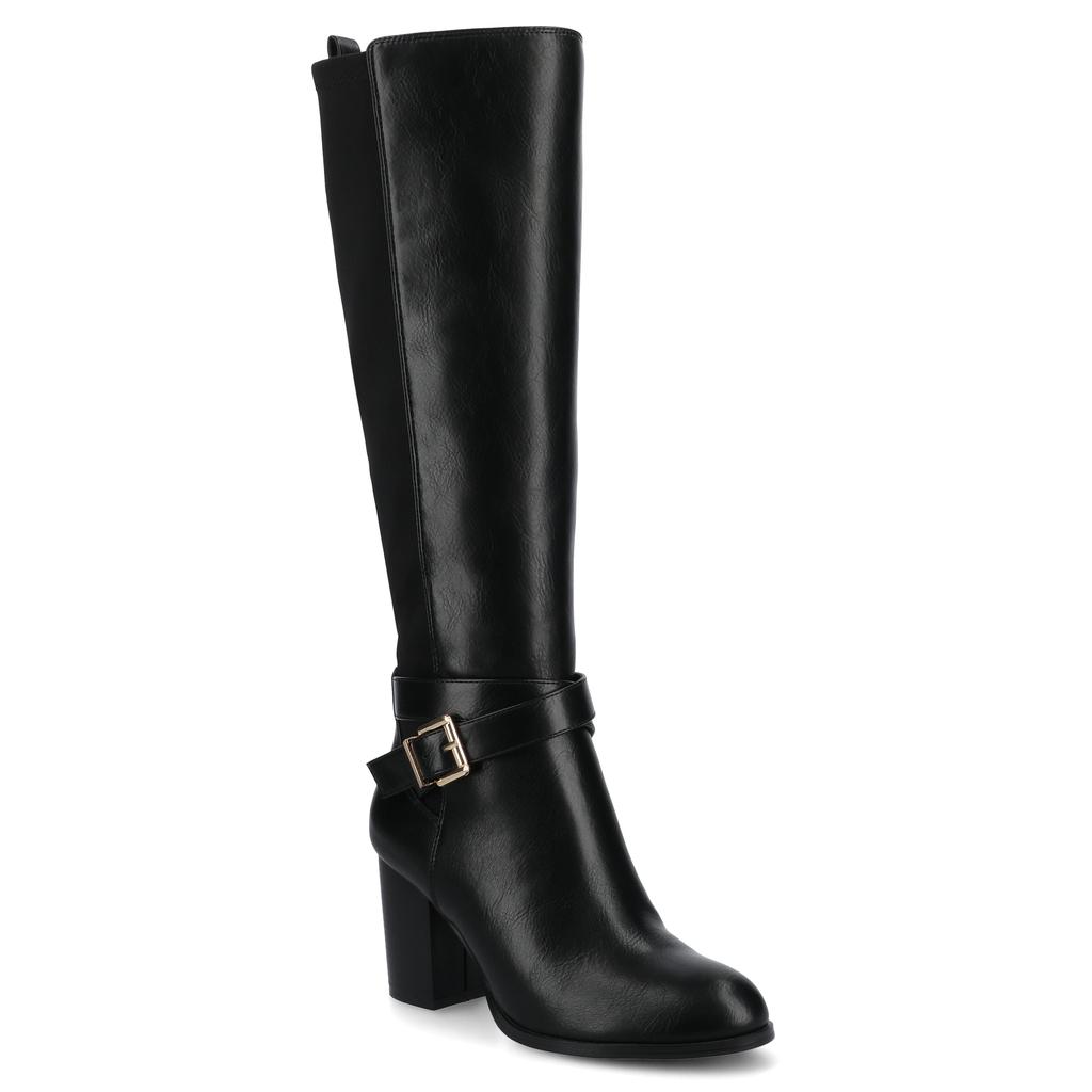 Botas de vestir altas hasta la rodilla de caña extra ancha Avalonn de Journee para mujer. image 2