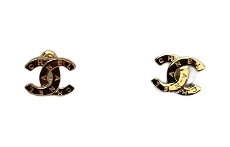 商品[国内直发] Chanel|香奈儿 双c标识装饰 - 耳环 女款 金色,价格¥5754,第1张图片