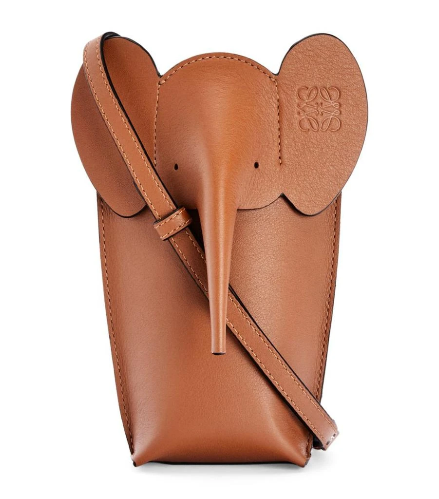 商品Loewe|Leather Elephant Pocket Bag,价格¥6346,第1张图片