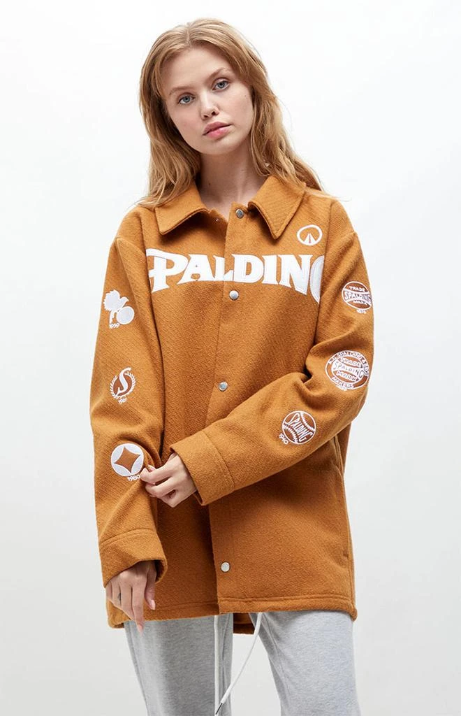 商品Spalding|x UNKNWN Coach Snap Jacket,价格¥781,第1张图片