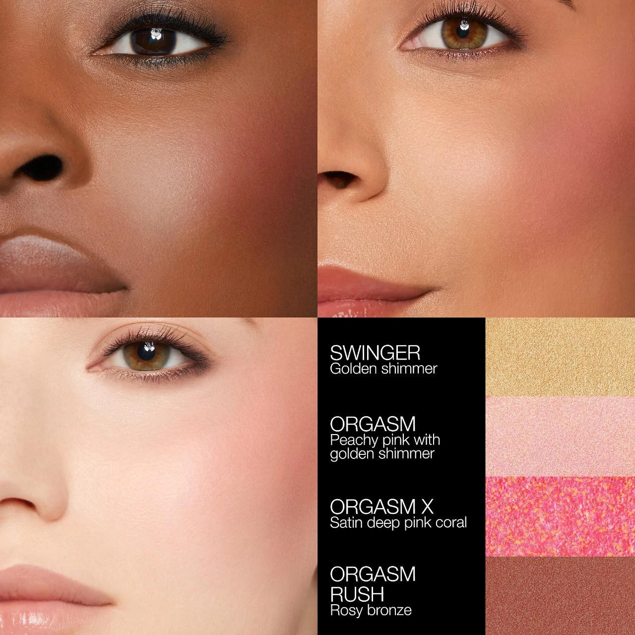 商品NARS|Orgasm Four Play Blush, Contour, and Highlighter Palette,价格¥351,第2张图片详细描述