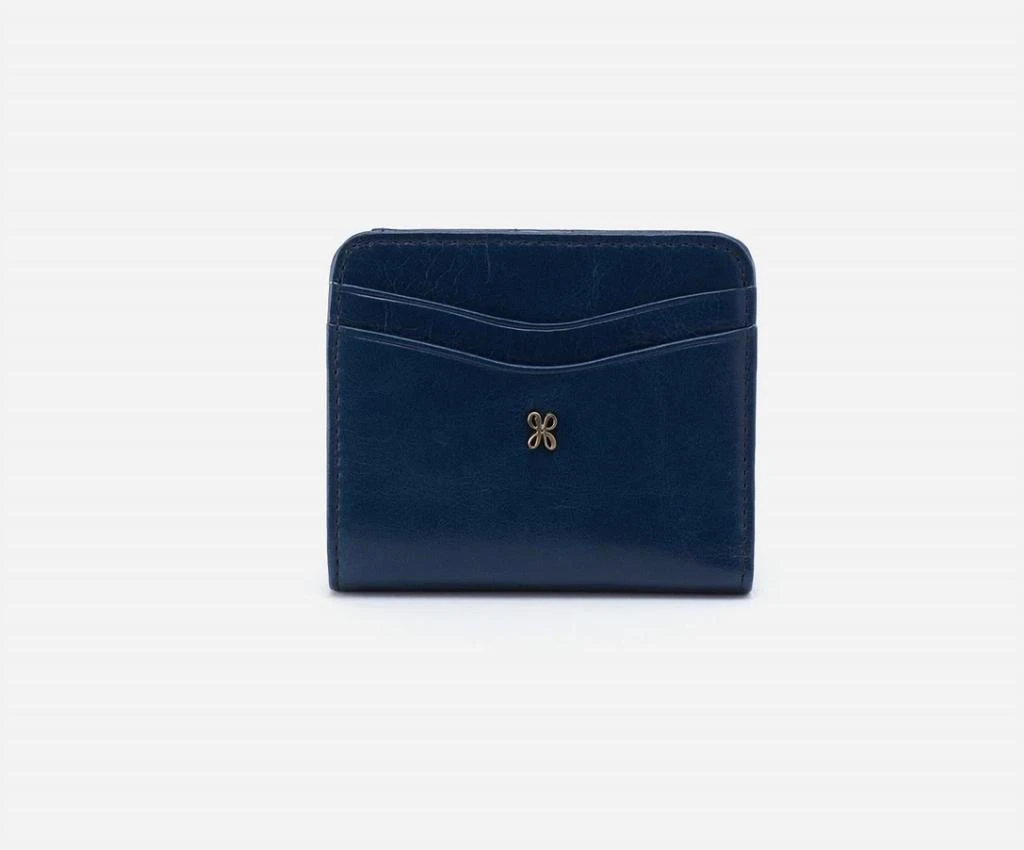 商品Hobo|Max Mini Billfold Compact Wallet in Denim,价格¥708,第1张图片