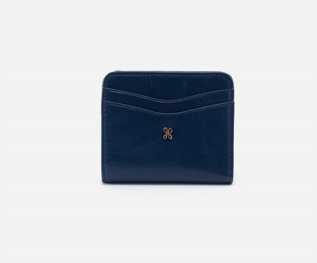 商品Hobo|Max Mini Billfold Compact Wallet in Denim,价格¥655,第1张图片