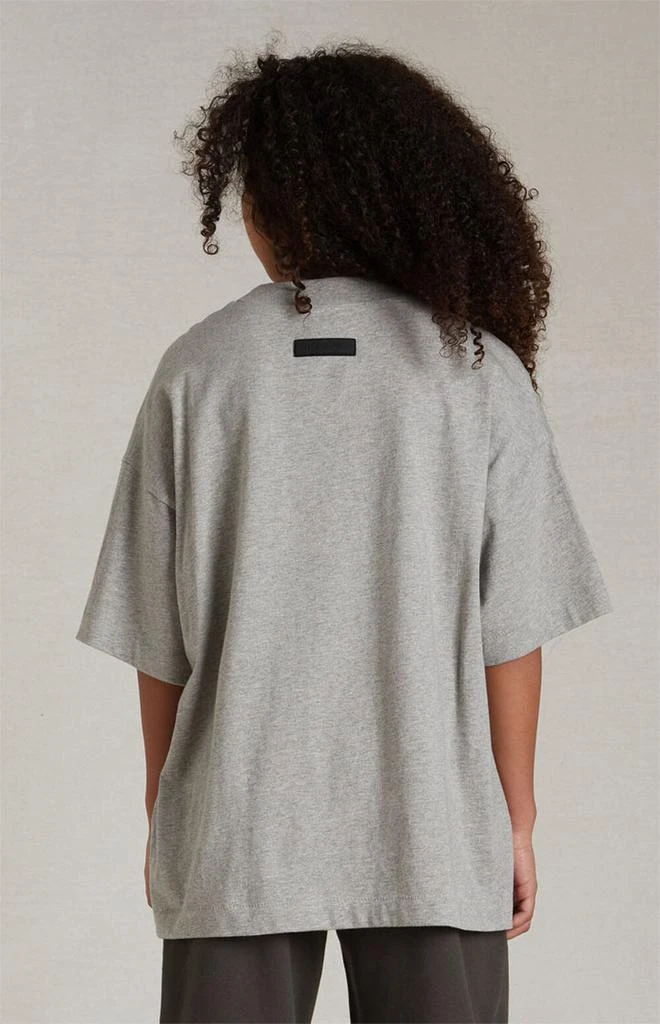 商品Essentials|Essentials Dark Heather Oatmeal T-Shirt,价格¥162,第3张图片详细描述