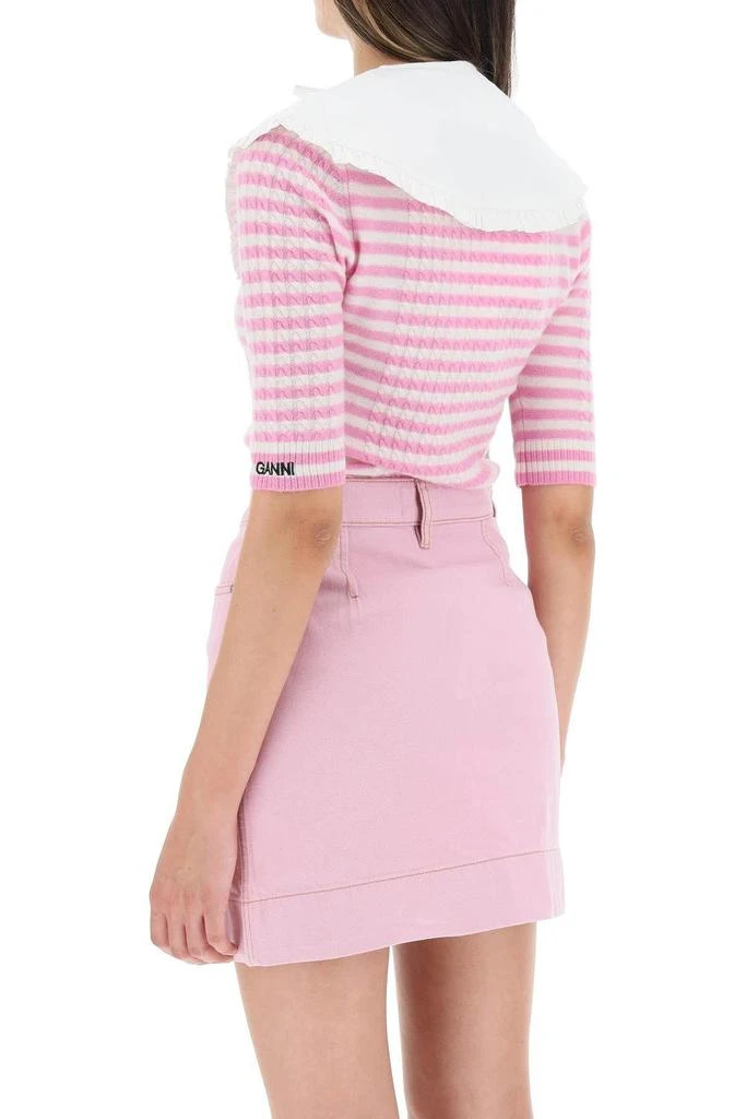 商品Ganni|FRILLED COTTON COLLAR,价格¥243,第4张图片详细描述