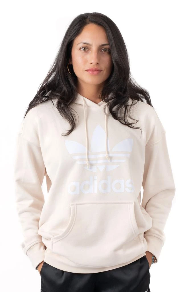 商品Adidas|(H33586) Trefoil Pullover Hoodie - Wonder White,价格¥274,第1张图片