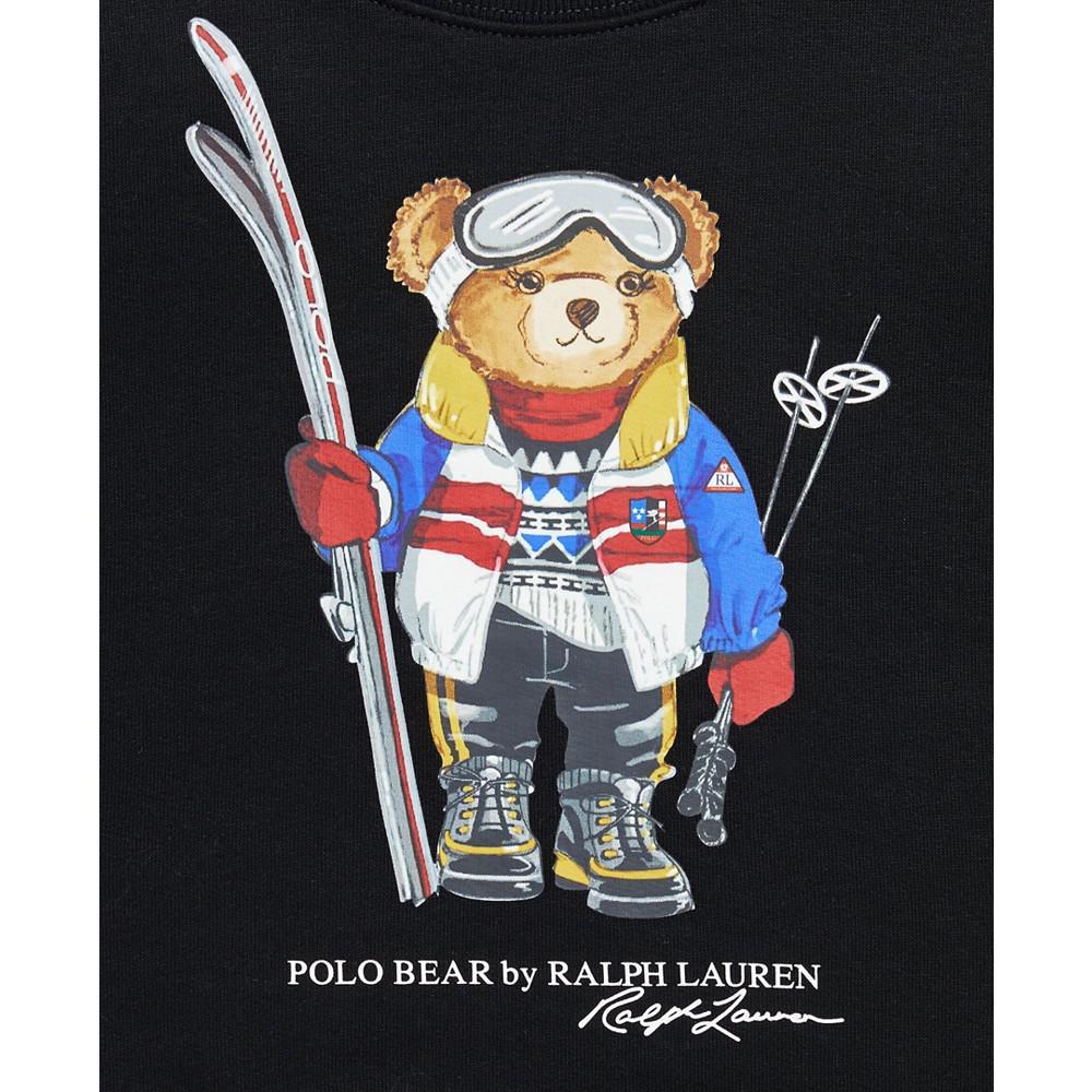 商品Ralph Lauren|Big Girls Polo Bear Fleece Long Sleeves Sweatshirt,价格¥354,第5张图片详细描述