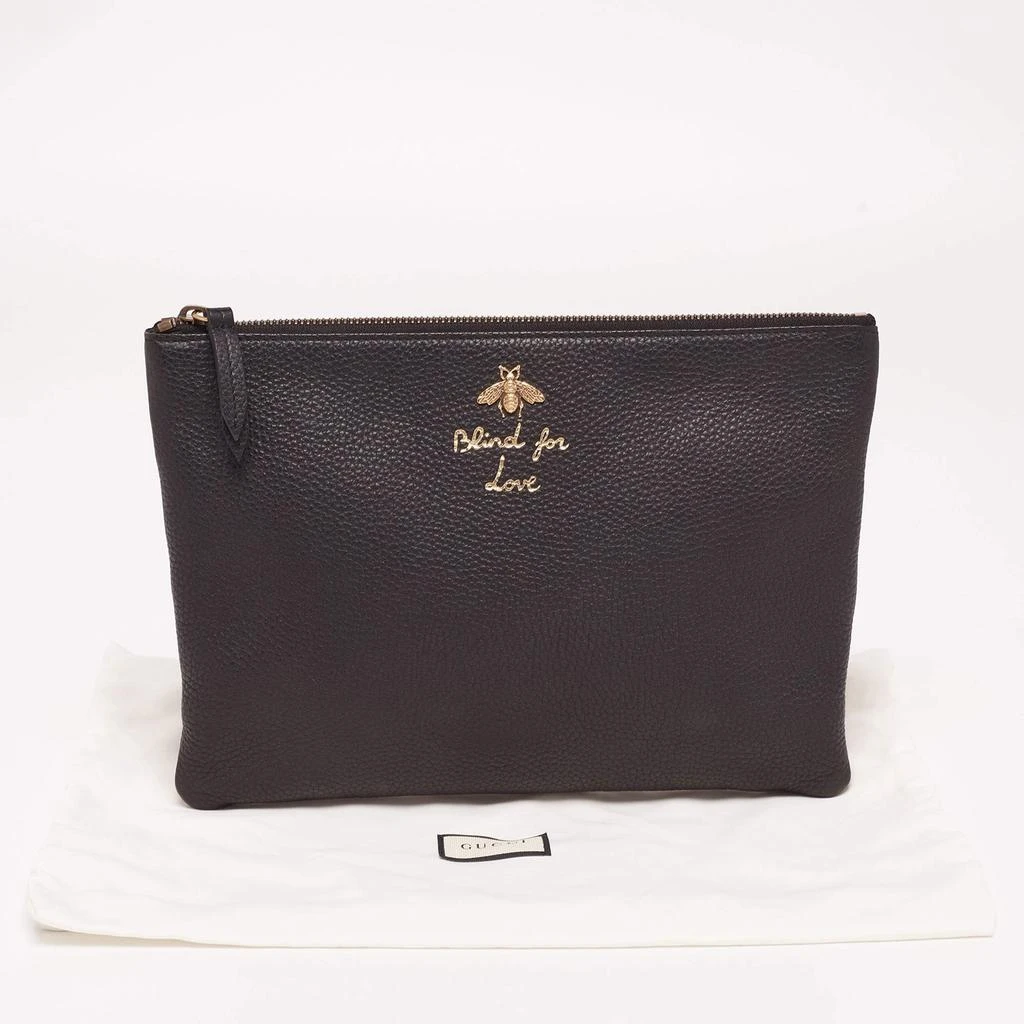 Gucci Black Blind for Love Leather Clutch  商品