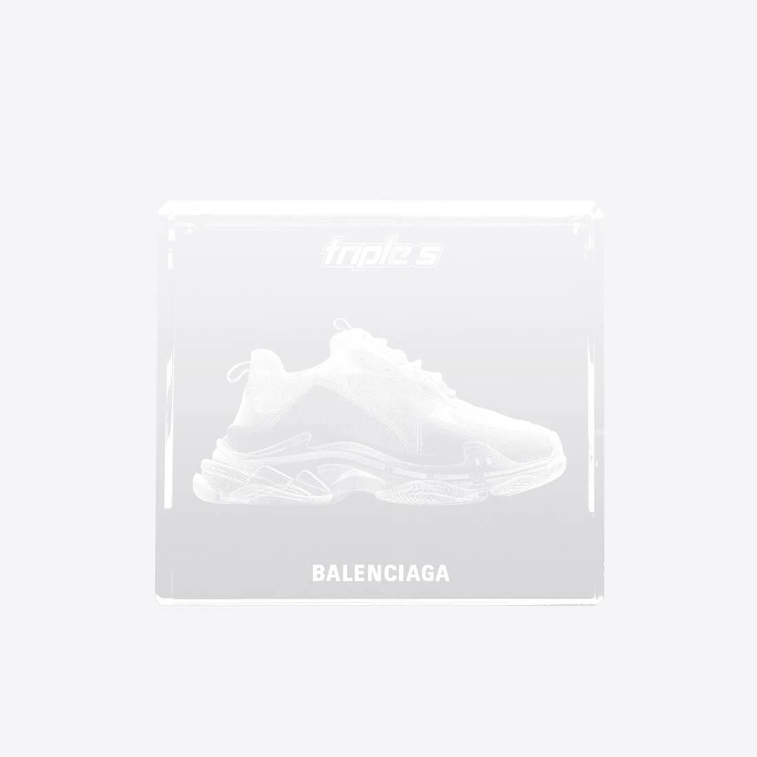 商品Balenciaga|包邮包税【预售7天发货】 BALENCIAGA巴黎世家 23秋冬 男士 家居用品 TRIPLE S运动鞋激光雕塑 672712T01069001,价格¥4826,第1张图片