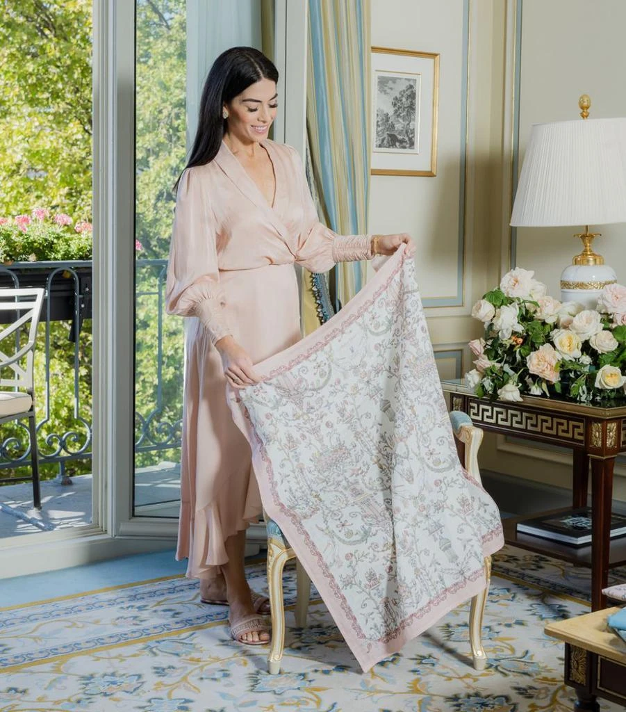 商品Atelier Choux|x Caitlin Wilson Toile De Jouy Blanket (100cm x 100cm),价格¥517,第2张图片详细描述