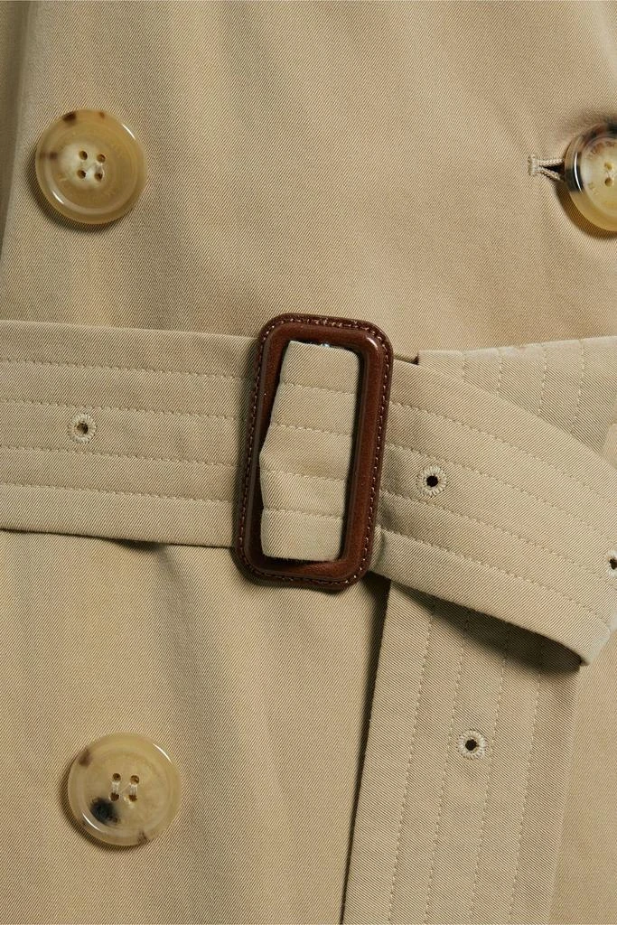 商品Burberry|Belted cotton-gabardine trench coat,价格¥12688,第4张图片详细描述