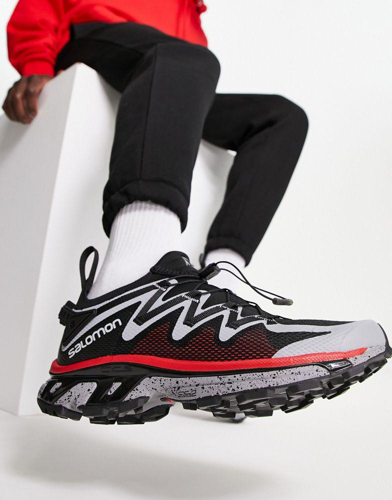 Salomon XT-RUSH trainers in Black/Monument/Goji Berry商品第3张图片规格展示