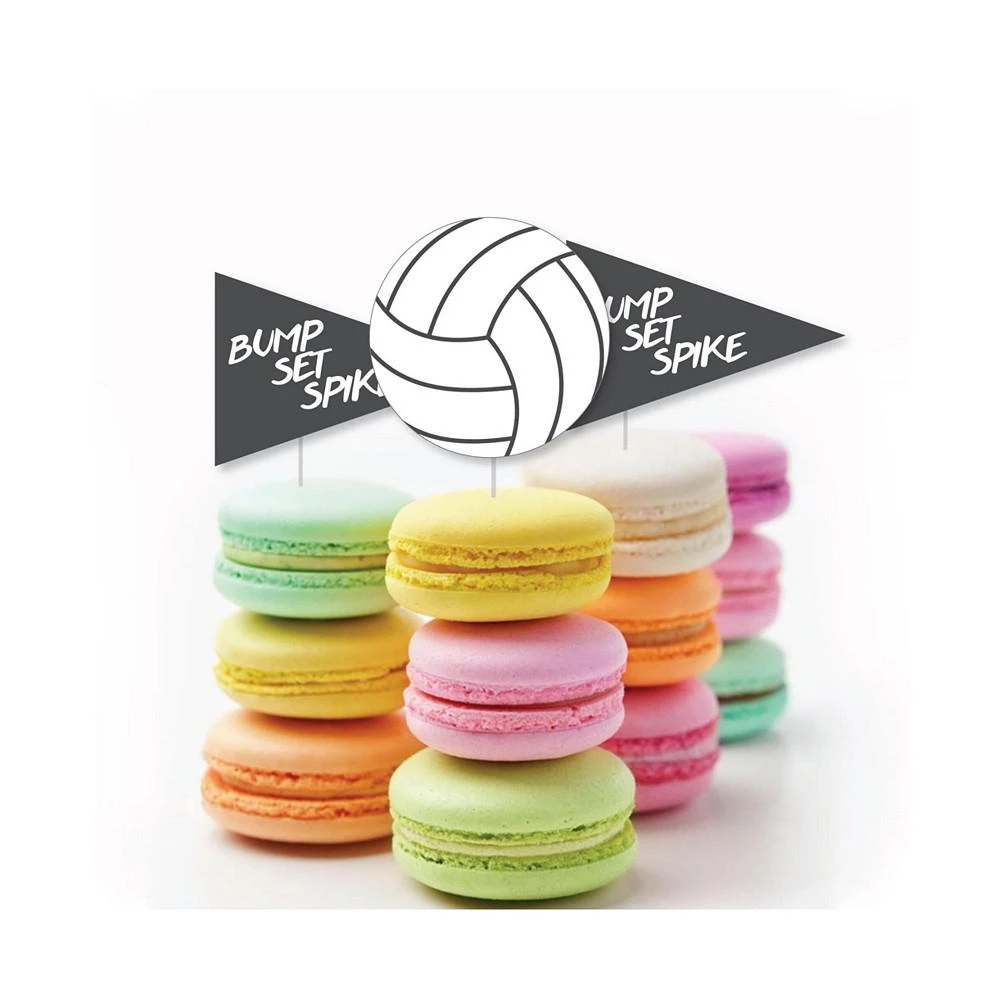 商品Big Dot of Happiness|Bump, Set, Spike - Volleyball DIY Shaped Party Paper Cut-Outs - 24 Ct,价格¥90,第3张图片详细描述