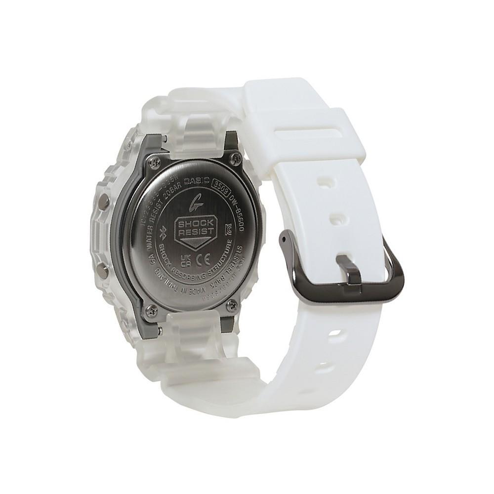 商品G-Shock|Men's Digital Quartz Clear Skeleton Resin Bluetooth Watch, 42.8mm DWB5600G-7,价格¥1032,第5张图片详细描述