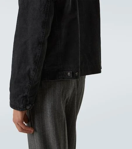 Corduroy-trimmed cotton canvas jacket 商品