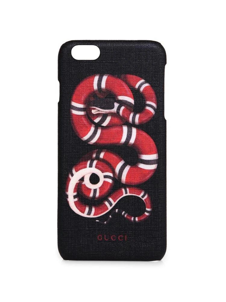 商品Gucci|Snake-Print Plastic iPhone 6 Plus 手机壳,价格¥1088,第1张图片