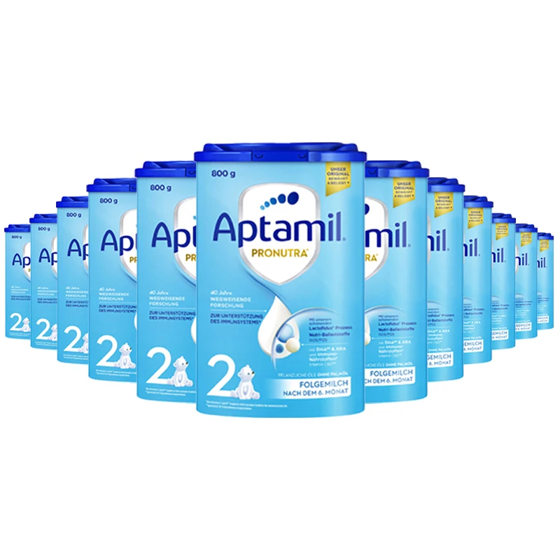 德国爱他美aptamil奶粉2段800g/罐 新旧版本随机（保税仓发货）（预售3个工作日内发货） 商品
