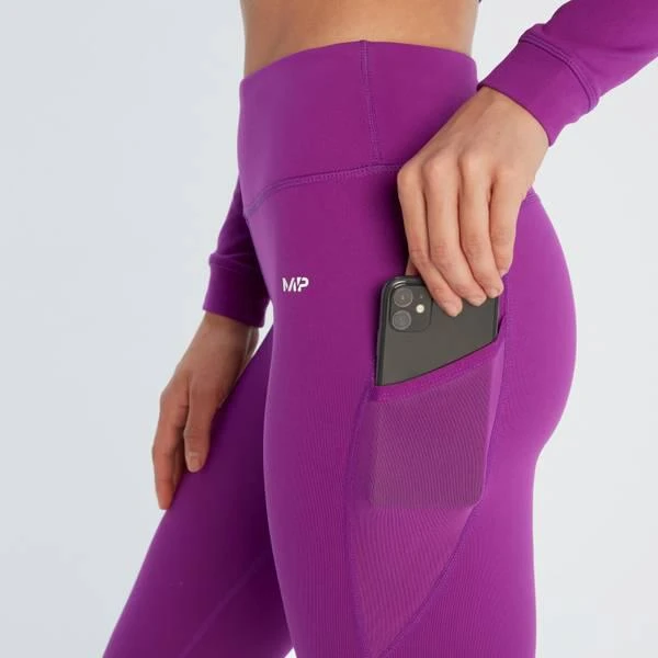 商品Myprotein|MP Women's Power Mesh Leggings - Purple,价格¥263,第3张图片详细描述