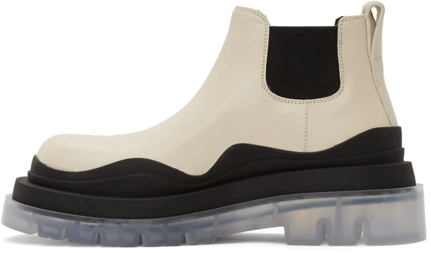商品Bottega Veneta|Off-White Low 'The Tire' Chelsea Boots,价格¥9863,第3张图片详细描述